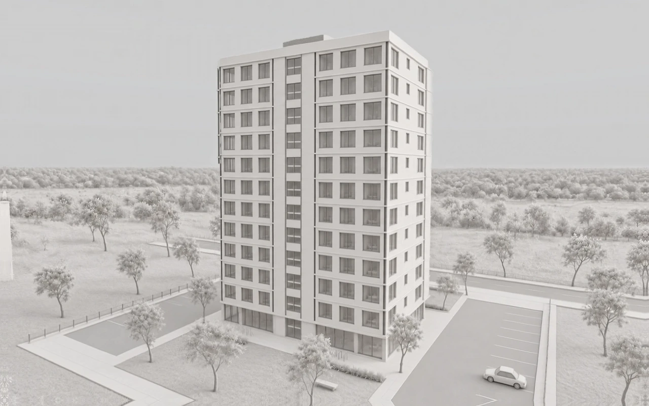 Ardıç Residence · Arka cephe · Maket